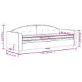 vidaXL Denná posteľ s matracom ružová 80x200 cm zamat