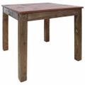 vidaXL Jedálenský stôl, zmes recyklovaného dreva 82x80x76 cm