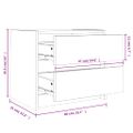 vidaXL Nočné stolíky 2 ks biele 40x31x35,5 cm masívne borovicové drevo