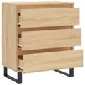 vidaXL Komoda dub sonoma 60x35x70 cm spracované drevo