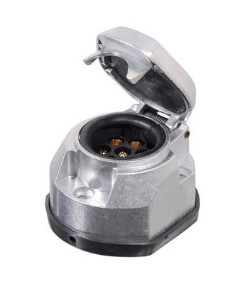 Zásuvka ťažného zariadenia 7 pólov COMPASS 07451 Alu
