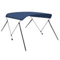 vidaXL Strieška Bimini s 2 oblúkmi námornícka modrá 180x130x110 cm