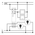 Relé impulzné bistabilné F&F BIS-411-2Z/24