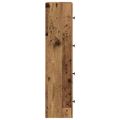 vidaXL Knižnica staré drevo 40x24x102 cm kompozitné drevo