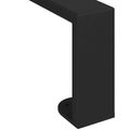 vidaXL Nohy nábytku 2 ks Čierna 546 x 40,5 x 100 mm Železo