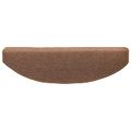 vidaXL Samolepiace schodové rohože 15 ks 80 x 24,5 x 3,5 cm Hnedá