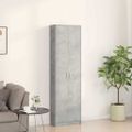 vidaXL Šatná skriňa Betónová šedá 55 x 25 x 189 cm Kompozitné drevo