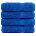 vidaXL Prémiové osušky SOLUND 4 ks modré 100x150 cm 600 g/m2