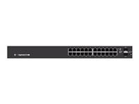 Prepínač - L3 - riadený - 24 x 10/100/1000 + 2 x gigabit SFP - Možnosť montáže do rozvádzača