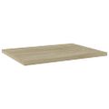 vidaXL Prídavné police 8 ks, dub sonoma 40x30x1,5 cm, drevotrieska