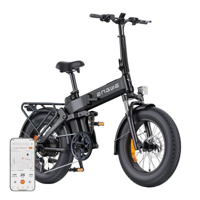 Elektrický bicykel ENGWE PRO 3.0 BOOST 250 W s 20-palcovými kolesami (čierny)