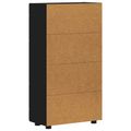 vidaXL Servírovacia skriňa FLORIN 55,5 x 29 x 100 cm Čierna