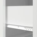 vidaXL Zásuvkový kabinet Biela s vysokým leskom 66 x 34,5 x 87 cm