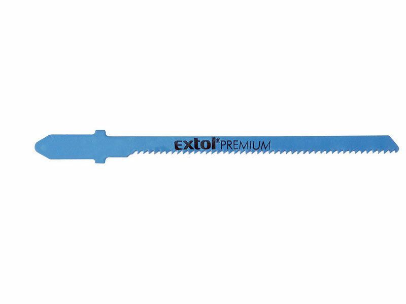 Plátky do přímočaré pily 5ks, 57x1,5mm, úchyt BOSCH, Bi-metal EXTOL-PREMIUM