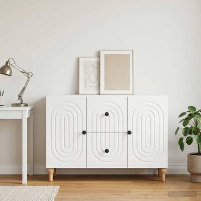 vidaXL TV skrinka so zásuvkou Biela 89 x 34,5 x 60 cm Kompozitné drevo