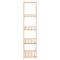 vidaXL Regály s 5 policami 5 ks 80x38x170 cm borovicový masív 250 kg