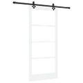 vidaXL Posuvné dvere ORKDAL 93 x 202 cm Biela a čierna