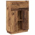 vidaXL Stôl Staré drevo Kompozitné drevo 71.5 x 31.5 x 106.5 cm