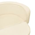 vidaXL Skladací gauč pre psa krémový 73x67x26 cm plyšový s vankúšom