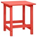 vidaXL Záhradná stolička Adirondack so stolíkom jedľový masív červená