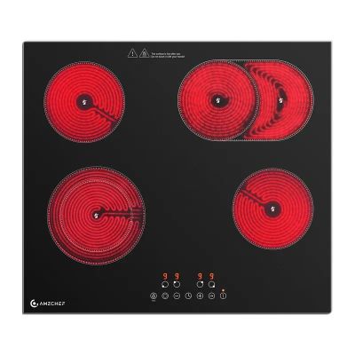 AMZCHEF CE-T-72CB4xyP200-LBHA keramická varná doska so 4 horákmi