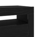 vidaXL TV skrinka 120 x 35 x 40 cm Čierny dub Kompozitné drevo