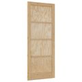 vidaXL Vnútorné dvere 86 x 211 cm Preglejka Prírodná