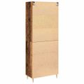 vidaXL Highboard 2 ks Staré drevo 69,5 x 34 x 180 cm Kompozitné drevo