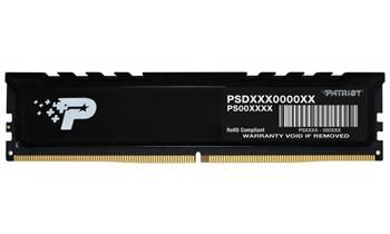 PATRIOT Signature Premium 12GB DDR5 5600MT/s / DIMM / CL46 / 1,1V RAM DDR5, 12GB, 5600MT/s, CL46, 1.1V, hliníkový chladič, UDIMM, non-ECC