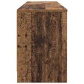 vidaXL Skriňa pod posteľ s poličkou 2 ks Staré drevo 66 x 33 x 48 cm