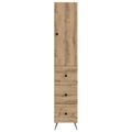 vidaXL Sada skríň 2 ks 34,5 x 34,5 x 90 cm Kompozitné drevo