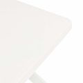 vidaXL Bistro stolík, biely 70x70x72 cm, plast