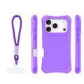 Puzdro Safepop s popruhom pre iPhone 17 Pro Max 6,9" fialové