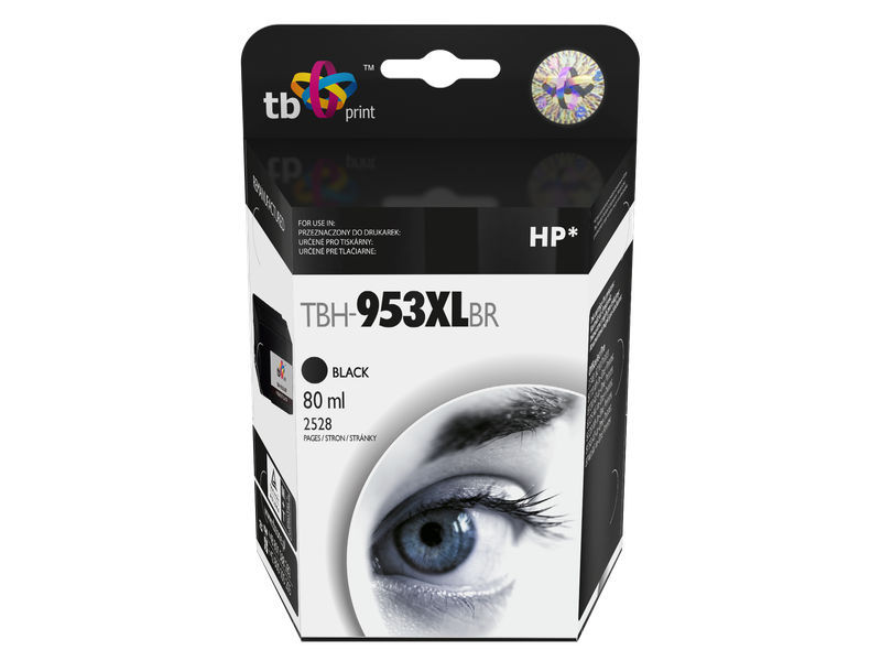 Ink. kazeta TB kompat. s HP OJ 8710, Black, ref