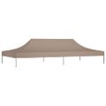 vidaXL Strecha na párty stan 6x3 m, sivohnedá 270 g/m²