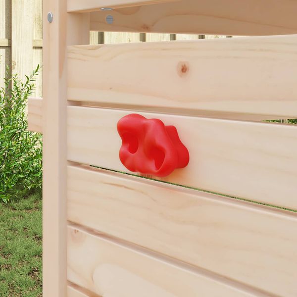 vidaXL Lezecká chytka 12 pcs Červená 100 x 67 x 43 mm PP