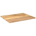 vidaXL Stolová doska 90x80x2,5 cm obdĺžniková masívna mangová farba