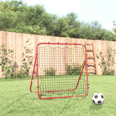 vidaXL Nastaviteľná futbalová odrazová sieť 96x80x96 cm oceľ a PE