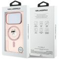 Puzdro Karl Lagerfeld pre iPhone 17 Pro 6,3" IML Choupette MagSafe ružové