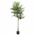 vidaXL Umelý fikusový strom 756 listov 170 cm zelený