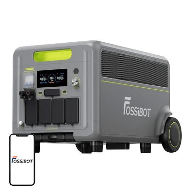 Nabíjacia stanica FOSSIBOT F7200 s výkonom 7200 W (zelená)