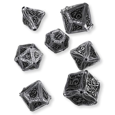 Sada kovových kociek Call of Cthulhu