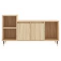 vidaXL TV skrinka dub sonoma 100x35x55 cm spracované drevo