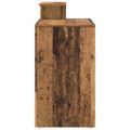vidaXL Stôl Staré drevo 120,5 x 44 x 88,5 cm Kompozitné drevo