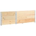 vidaXL Vyvýšené záhony 3 ks 80x120 cm borovicový masív