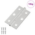 vidaXL Pánt Jednofarebný 899 ks Strieborná 58 x 35 x 1 mm Oceľ