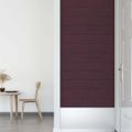 vidaXL Nástenné panely 12 ks fialové 90x15 cm látka 1,62 m²