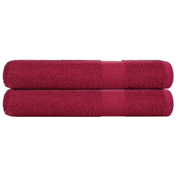 vidaXL Uteráky FROGN 2 ks bordové 100x200 cm 360 g/m²