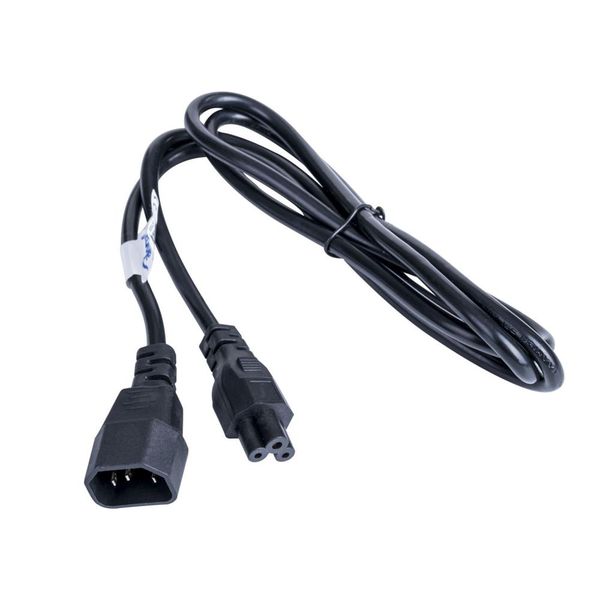 Napájací kábel Akyga pre notebook AK-NB-09A štvorlístok CCA IEC C5 / C14 1,5 m