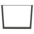 vidaXL Nohy k jedálenskému stolu v tvare V, 3 ks, antracitové, 100 x (72-73,3) cm, oceľ